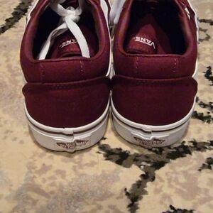 Vans Kids Shoes - Maroon and White